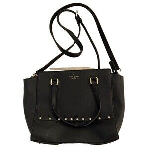 Kate Spade Laurel Way Jeweled Small Hadlee Black Satchel & Crossbody